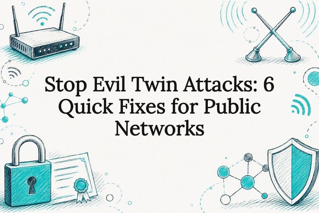 Stop Evil Twin Attacks: 6 Quick Fixes for Public Networks